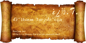 Ölbaum Tarzícia névjegykártya